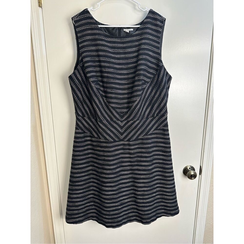 Halogen size 24W gray/ black striped dress plus size